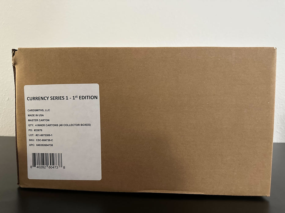 CURRENCY Series 1 Trading Cards (Master Case 48 Boxes)