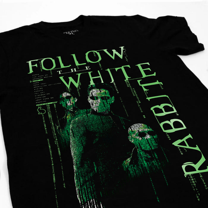 Follow The White Rabbit Tee (Geek Fuel Exclusive)
