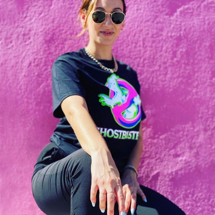 Neon No Ghosts Ghostbusters Tee (Geek Fuel Exclusive)