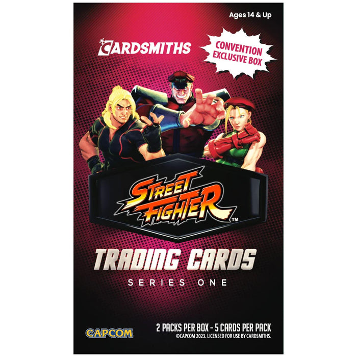 Street Fighter Trading Cards CON EXCLUSIVE Box (Cardsmiths)