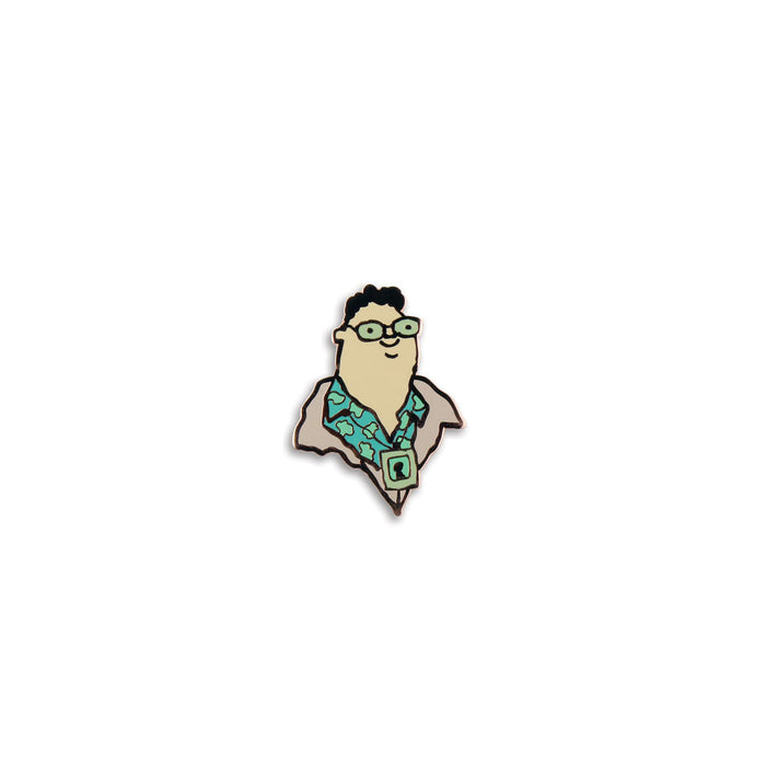 Jurassic Park x Mondo Nedry Enamel Pin