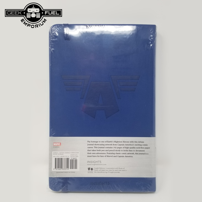 Marvel: Captain America Hardcover Ruled Journal