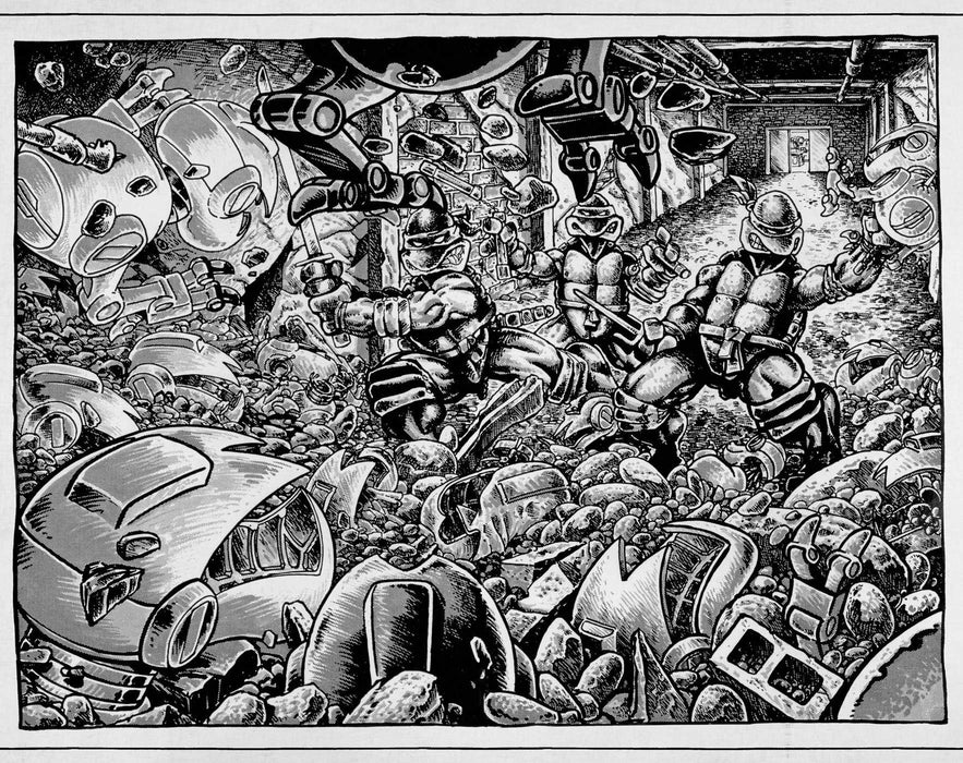 Teenage Mutant Ninja Turtles: Classic Hardcover Ruled Journal