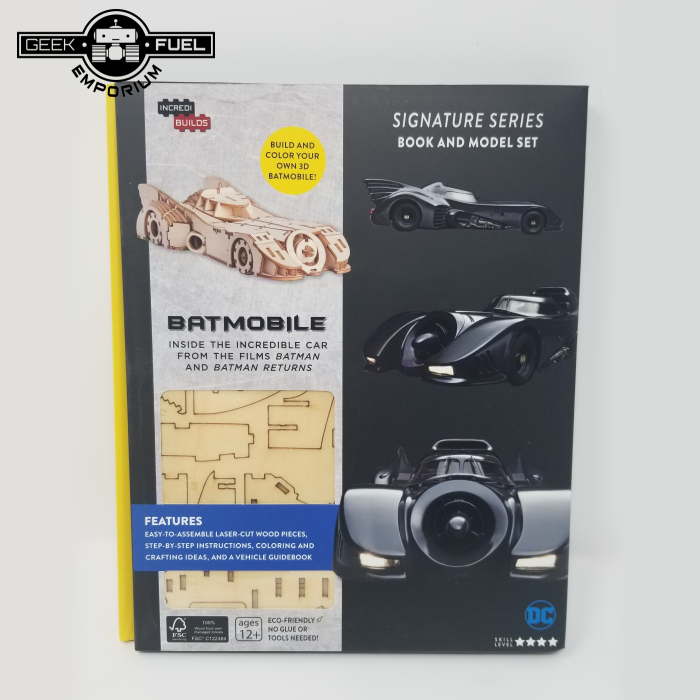 IncrediBuilds: DC Comics Batmobile Signature Series 3D Wood Model and Book