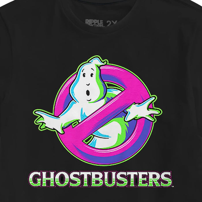 Neon No Ghosts Ghostbusters Tee (Geek Fuel Exclusive)