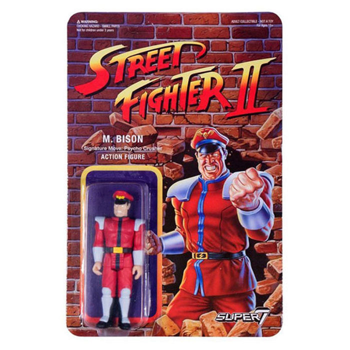 Street Fighter II M. Bison 3 3/4-Inch ReAction Figure