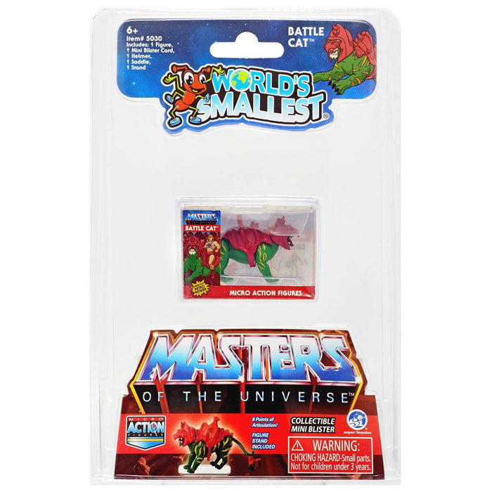 World's Smallest Masters of the Universe Battle Cat Micro Figure
