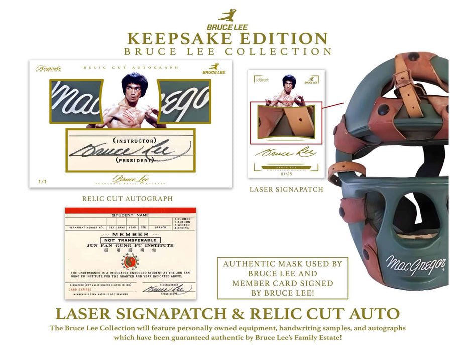 Bruce Lee 50th Anniversary Keepsake Edition Series 1 (CASE) + BONUS: 1/1 EXCLUSIVE BRUCE LEE HIT PACK