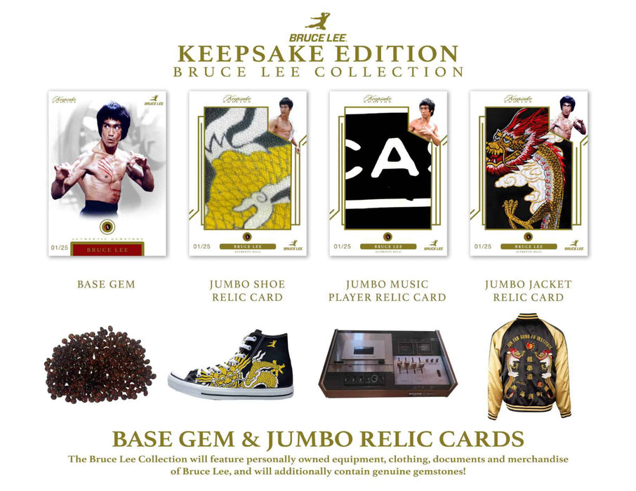 Bruce Lee 50th Anniversary Keepsake Edition Series 1 (CASE) + BONUS: 1/1 EXCLUSIVE BRUCE LEE HIT PACK