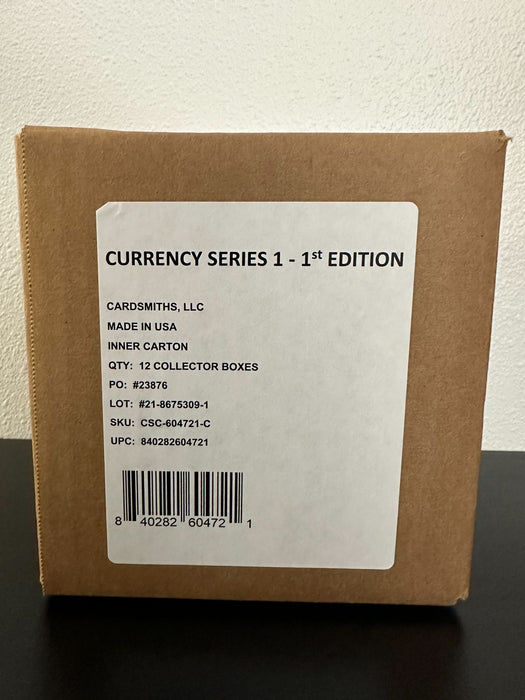 CURRENCY Series One Trading Cards (Inner Case of 12 Boxes)