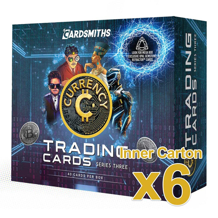 CURRENCY Series 3 Trading Cards (MEGA BOX) INNER CARTON OF 6