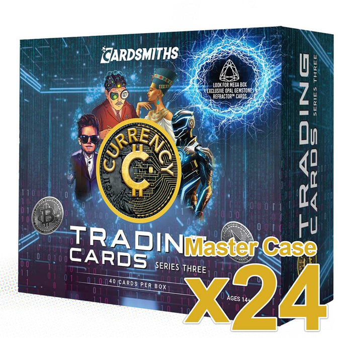 CURRENCY Series 3 Trading Cards (MEGA BOX) MASTER CASE OF 24