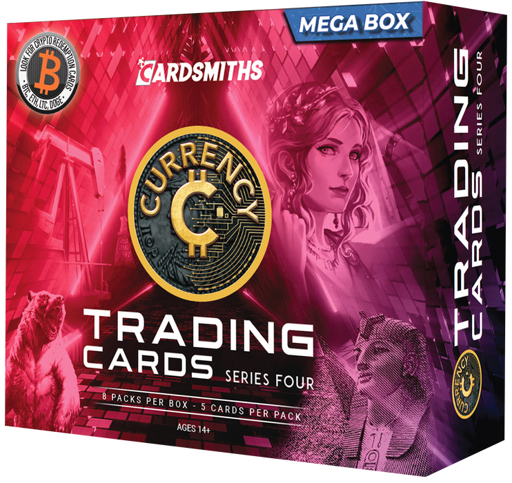 CURRENCY Series 4 Mega Box Trading Cards (1 Box)