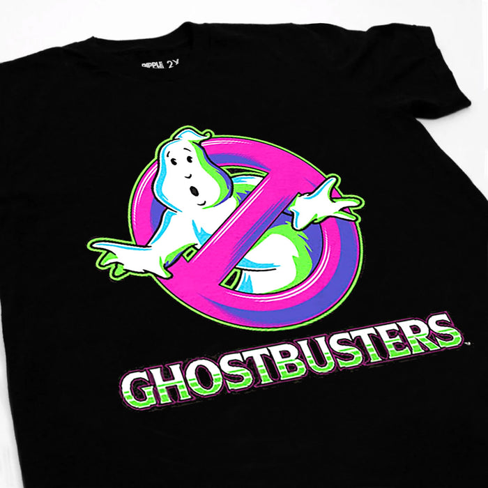 Neon No Ghosts Ghostbusters Tee (Geek Fuel Exclusive)