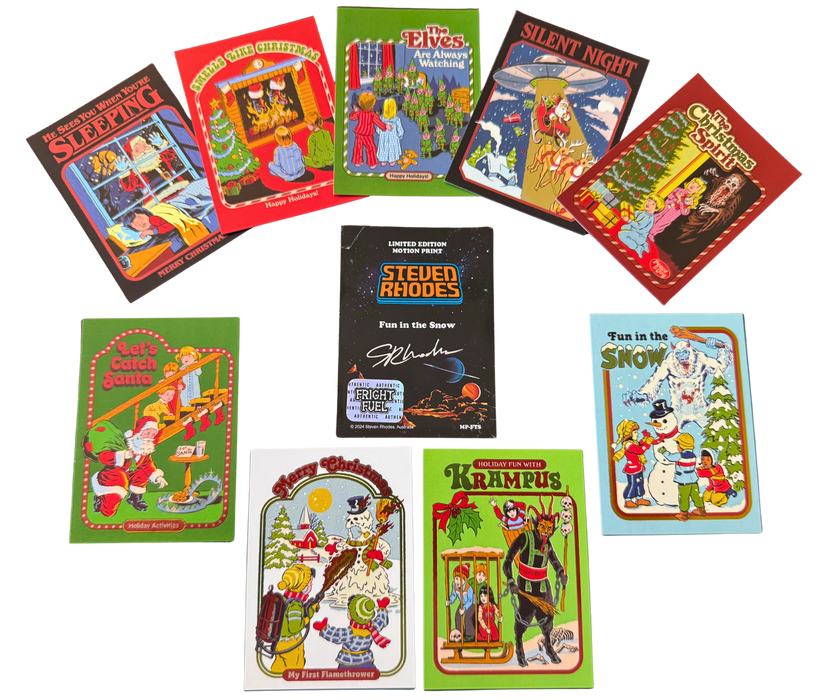 Steven Rhodes “Happy Holidaze Collection” Collectible Card Set + EXCLUSIVE BONUS Autograph