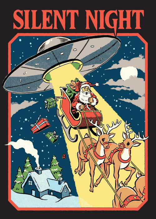 Steven Rhodes “Silent Night” Collectible Art Card (Serial Number LE #/199) Atomic Foil Variant