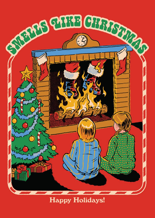 Steven Rhodes “Smells Like Christmas” Collectible Art Card (Serial Number LE #/199) Atomic Foil Variant