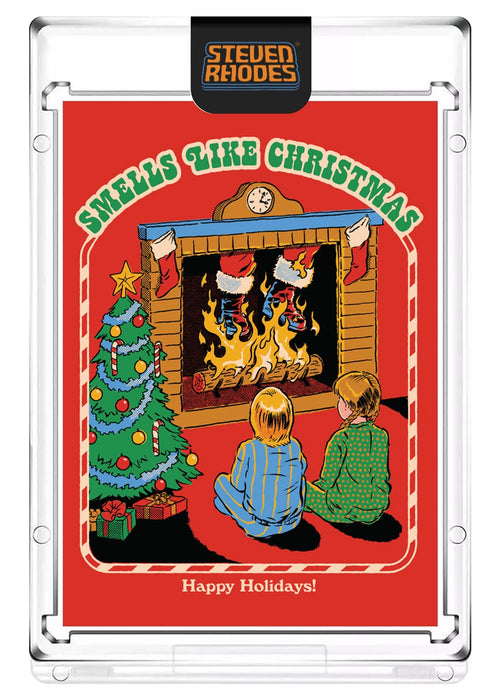 Steven Rhodes “Smells Like Christmas” Collectible Art Card (Serial Number LE #/199) Atomic Foil Variant