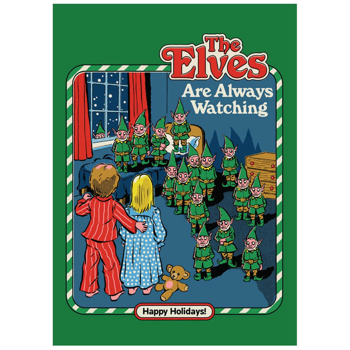 Steven Rhodes “The Elves Are Always Watching” Collectible Art Card (Serial Number LE #/199) Atomic Foil Variant