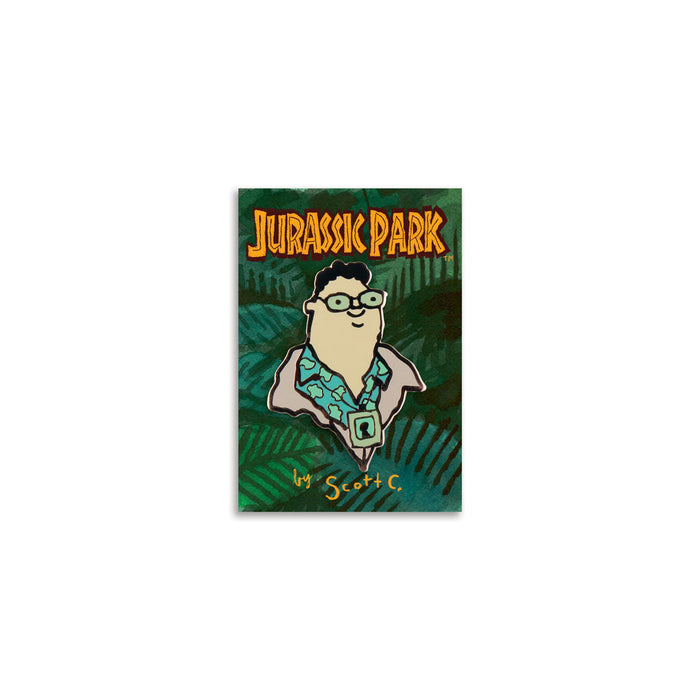Jurassic Park x Mondo Nedry Enamel Pin