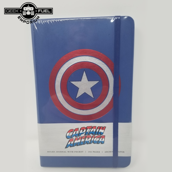 Marvel: Captain America Hardcover Ruled Journal