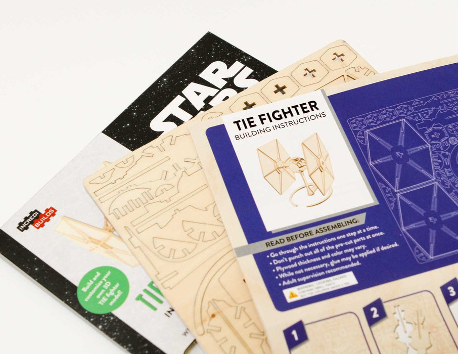 IncrediBuilds: Star Wars: Tie Fighter Deluxe Book and Model Set