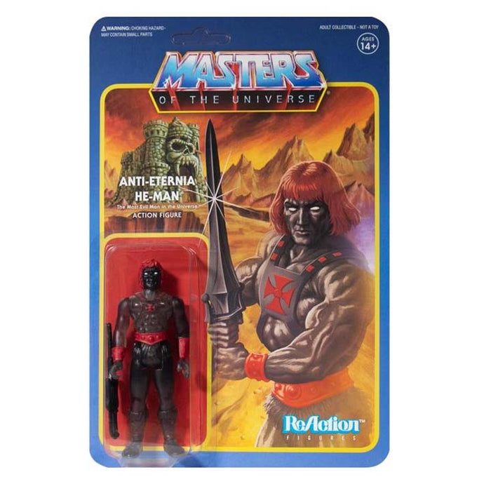 Masters of the Universe Anti-Eternia He-Man (Clear Smoke Variant) 3 3/4-Inch ReAction Figure