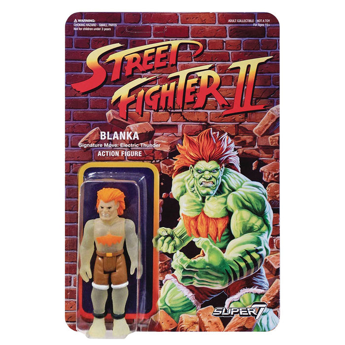 Street Fighter II Blanka 3 3/4-Inch ReAction Figure (Glow in the Dark Version)