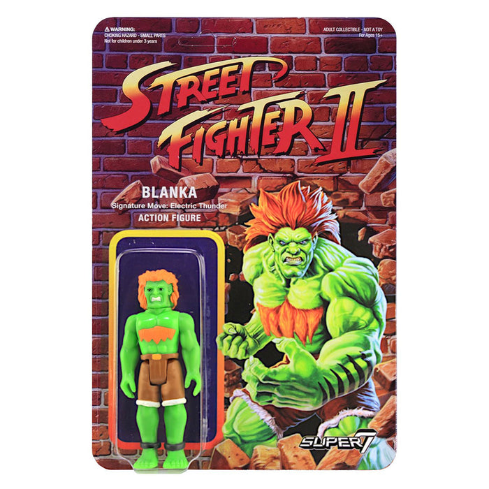 Street Fighter II Blanka 3 3/4-Inch ReAction Figure