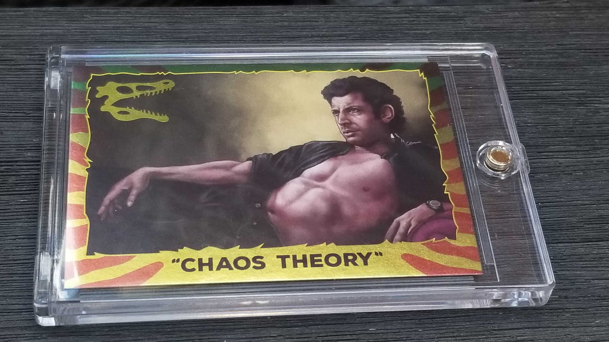 Jeff Goldblum "Chaos Theory" GOLD FOIL Limited Edition #/93 Trading Card (Geek Fuel Exclusive)