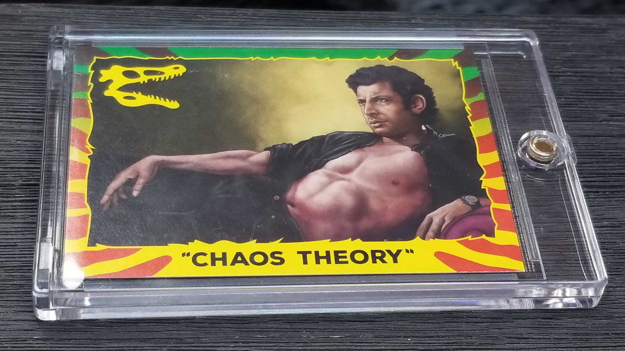 Jeff Goldblum "Chaos Theory" VINTAGE STOCK Limited Edition #/93 Trading Card (Geek Fuel Exclusive)