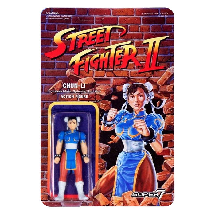 Street Fighter II Chun-Li 3 3/4-Inch ReAction Figure