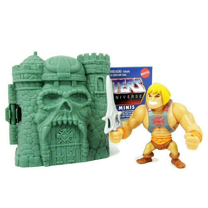 Masters of the Universe Eternia Minis in Castle Grayskull Clamshell