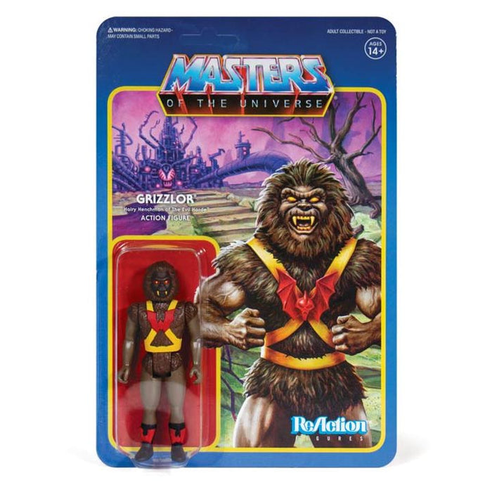 Masters of the Universe Grizzlor (Toy Variant) 3 3/4-Inch ReAction Figure