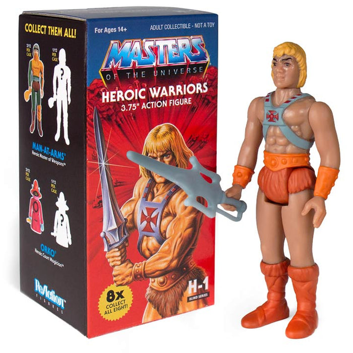 Masters of the Universe Heroic Warrior 3 3/4-Inch ReAction Figure Blind Box