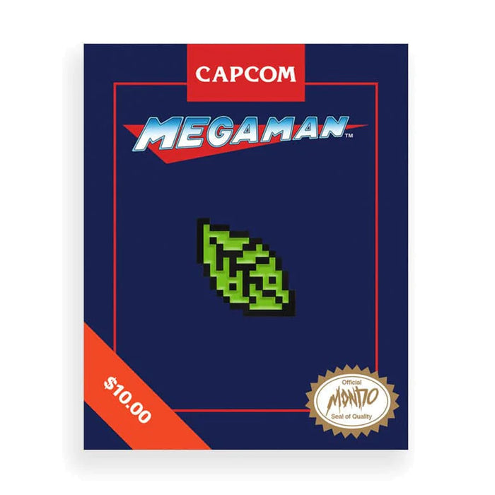 Mega Man Leaf Enamel Pin by Mondo