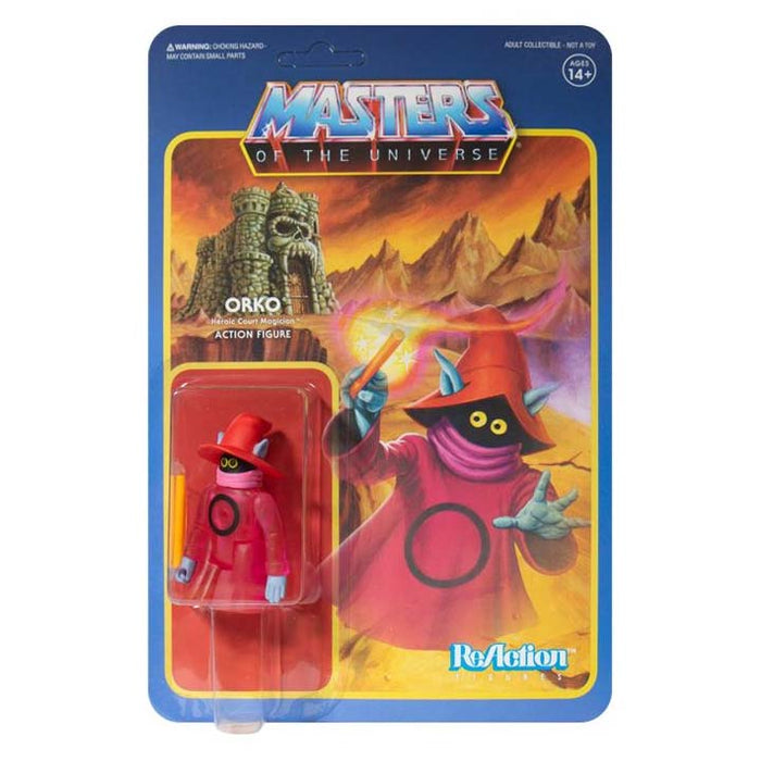 Masters of the Universe Orko (Clear Red Variant) 2 3/4-Inch ReAction Figure