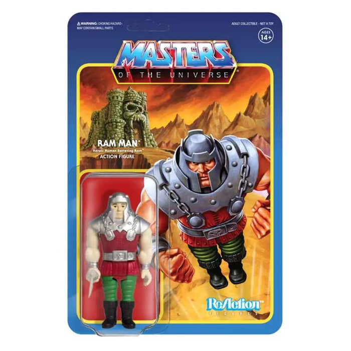 Masters of the Universe Ram Man 3 3/4-Inch ReAction Figure