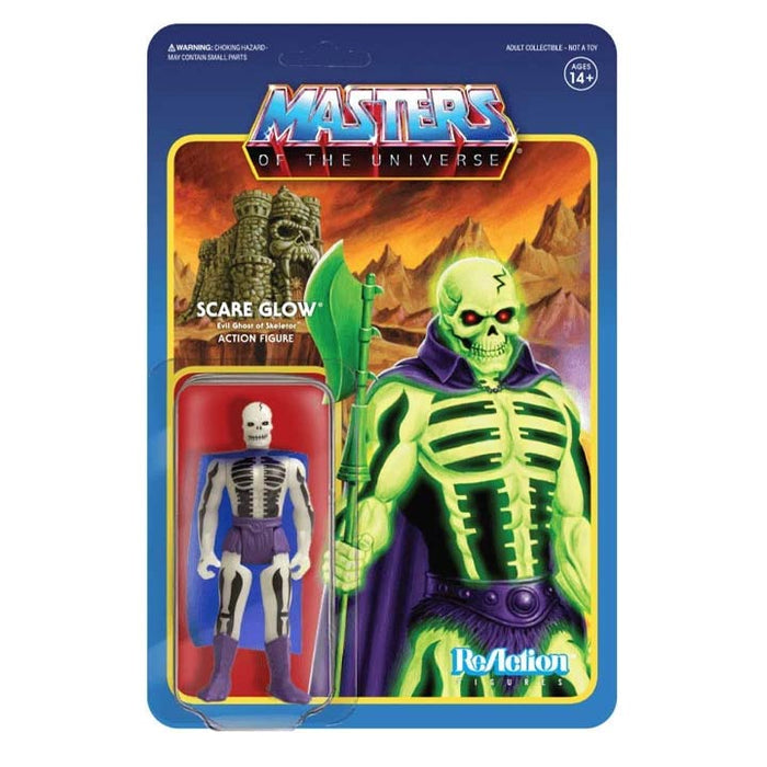 Masters of the Universe Scare Glow 3 3/4-Inch ReAction Figure
