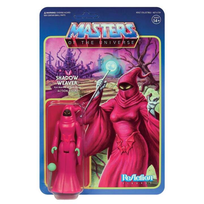 Masters of the Universe Shadow Weaver 3 3/4-Inch ReAction Figure