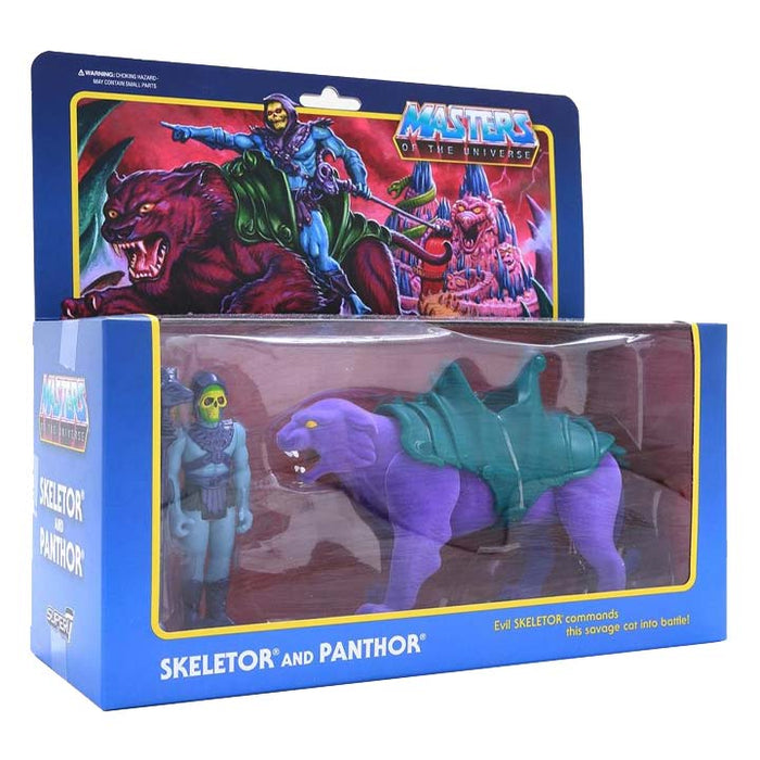Masters of the Universe ReAction Skeletor and Panthor 2-Pack