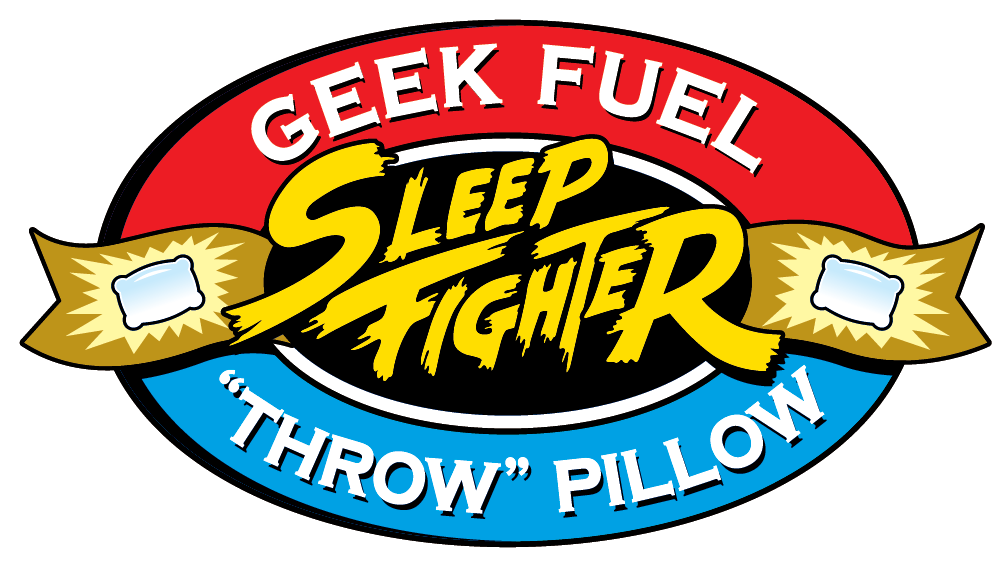 Sleep Fighter Throw Pillow (Geek Fuel Exclusive)