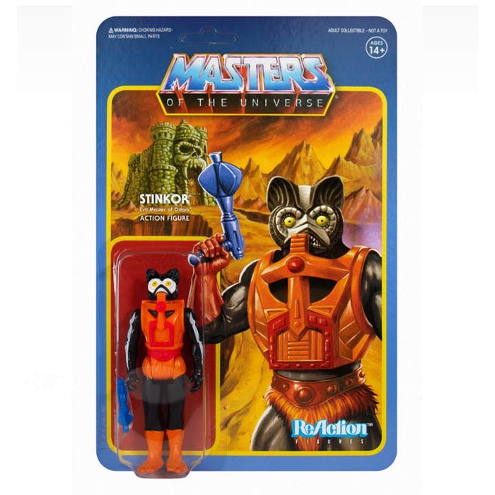 Masters of the Universe Stinkor 3 3/4-Inch ReAction Figure